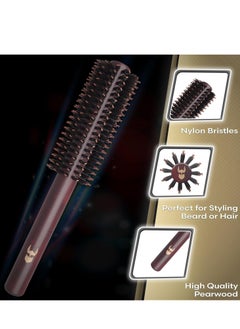 The Beard Struggle The Beard Struggle Viking Roller Brush - Heat-Resistant Round Hair Brush for Styling Hair or Beard - Reduce Frizz & Tangles - Beard Brush for Men  - Image 3