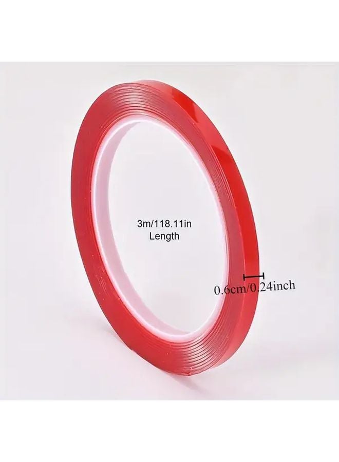 6pcs Double Sided Acrylic Tape Strong Adhesive Clear No Residue Mounting For LED Strips - Image 4
