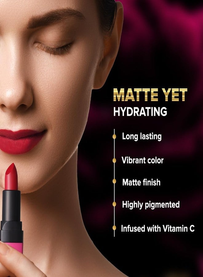 Coloressence Moist Matte Lipstick, Lablay, 4gm | Long Lasting | Matte Finish | Highly Pigmented | Hydrating Formula | Infused with Vitamin C & Shea Butter - Image 3