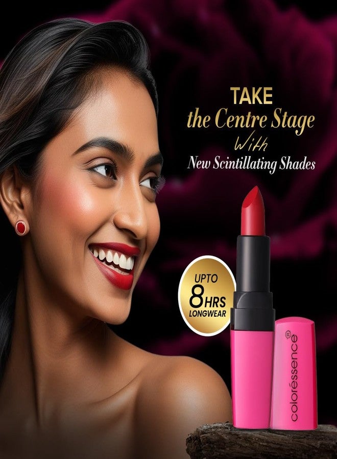 Coloressence Moist Matte Lipstick, Lablay, 4gm | Long Lasting | Matte Finish | Highly Pigmented | Hydrating Formula | Infused with Vitamin C & Shea Butter - Image 2