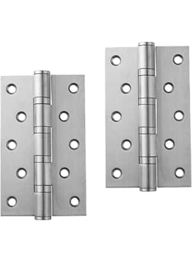 2 Pack Door Hinge, Stainless Steel Hinges for Home and Room Doors (5 Inch Hinge) - Image 1