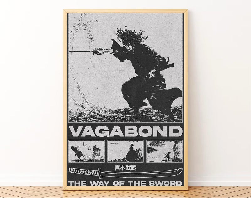 Gamya Framed Japan Samurai Theme Motivational Quote Posters For Office, Living Room, Bedroom Wall Decor - Aesthetic Room Decor (13x19 Inches) (Vanga) - Image 3