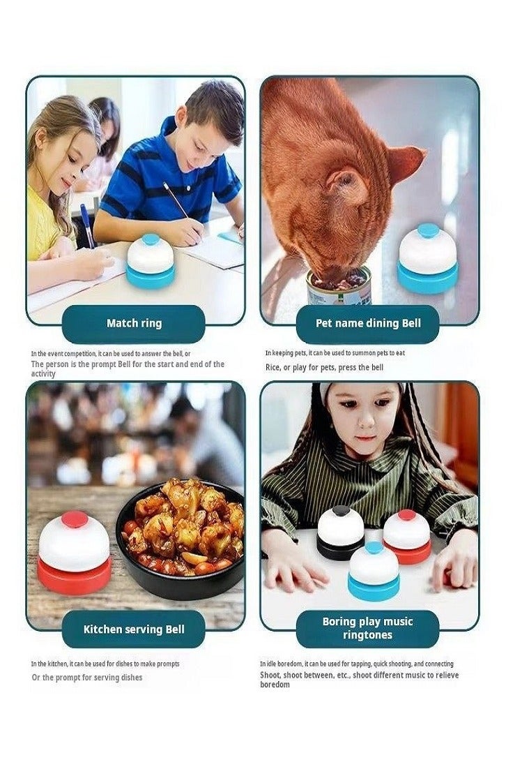 جرس المكتب، جرس طاولة العشاء، جرس مسابقة التدافع للإجابة على الجرس، جرس تفاعلي في الفصل الدراسي للأطفال (أسود) - Image 3