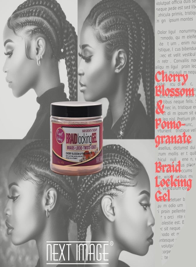NEXT IMAGE Braid Locking Gel (Cherry Blossom & Pomegranate, 16 oz.) - Image 3