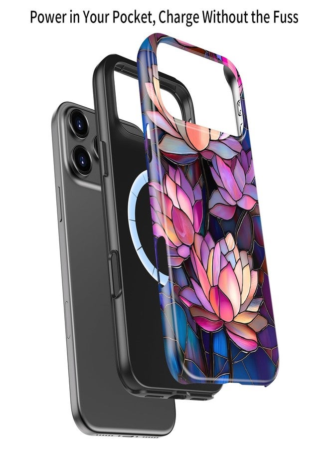 جراب Goodon لهاتف iPhone 17 Pro، بتصميم أنيق وعصري، مزين بزهرة برية حمراء صغيرة، متوافق مع Magsafe، غطاء سيليكون رفيع وواقي للهاتف بتصميم غربي عصري وفريد من نوعه، مناسب للنساء والفتيات. - Image 3