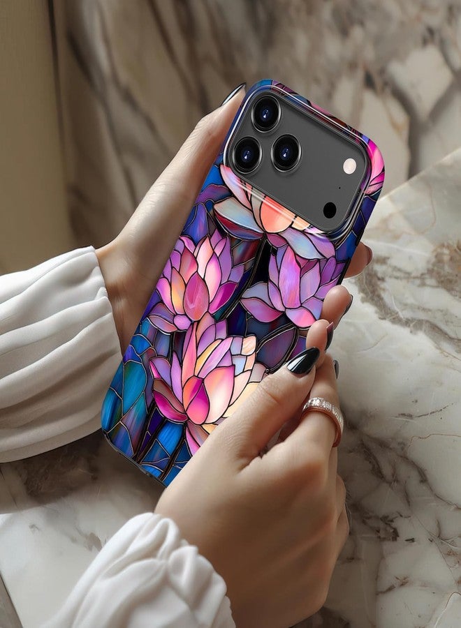 جراب Goodon لهاتف iPhone 17 Pro، بتصميم أنيق وعصري، مزين بزهرة برية حمراء صغيرة، متوافق مع Magsafe، غطاء سيليكون رفيع وواقي للهاتف بتصميم غربي عصري وفريد من نوعه، مناسب للنساء والفتيات. - Image 2