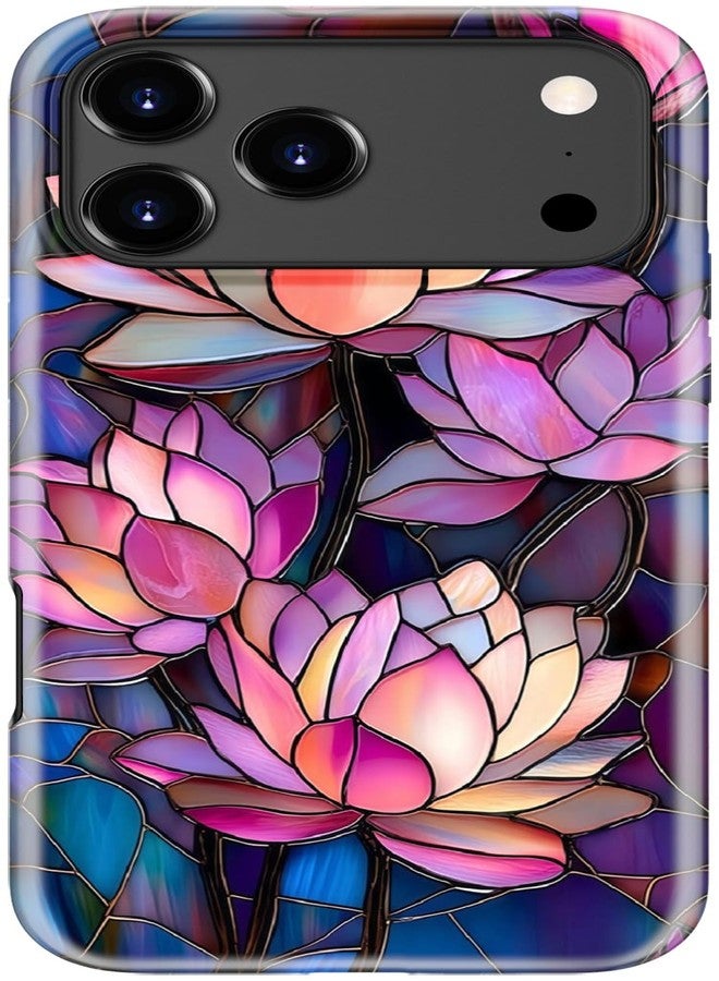 جراب Goodon لهاتف iPhone 17 Pro، بتصميم أنيق وعصري، مزين بزهرة برية حمراء صغيرة، متوافق مع Magsafe، غطاء سيليكون رفيع وواقي للهاتف بتصميم غربي عصري وفريد من نوعه، مناسب للنساء والفتيات. - Image 1