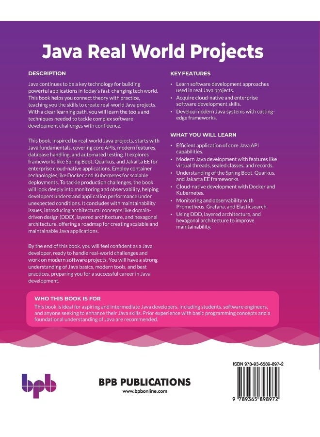 Java Real World Projects: A pragmatic guide for building modern Java applications (English Edition) - Image 2