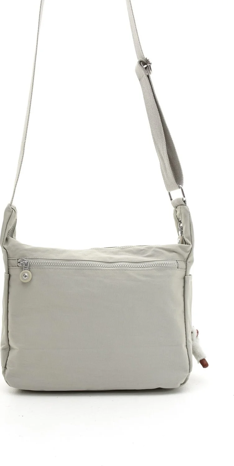 Sanmorris Women's Large Size Waterproof Parachute Fabric Shoulder Bag with Compartments