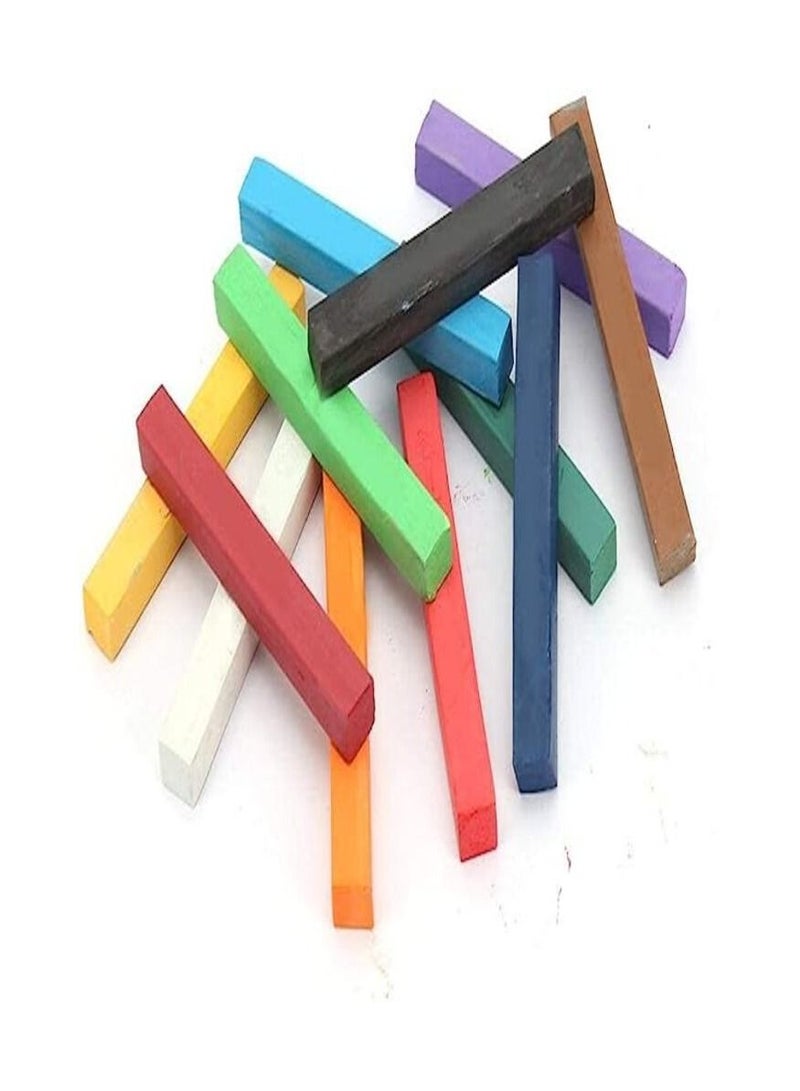 Soft Pastel Set, Square Pastel Crayons Square Artist Pastel Set, Non-Toxic, Box of 12 - Image 2