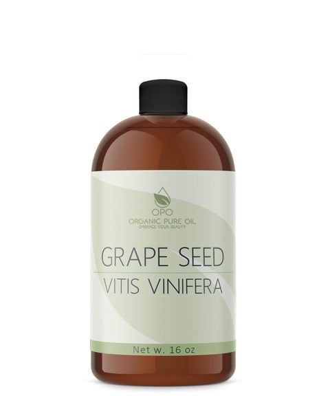 Grapeseed Oil  Pure Unrefined Partially Filtered Unscented NonGMO Cold Pressed from Wine Grapes Bulk Carrier Oil  16 oz  for Hair Skin Body Face  Nourish Hydrate  Moisturize