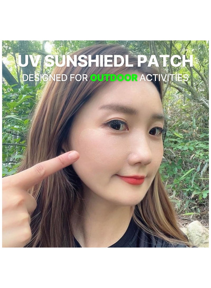 FRANZ UV Protection Peptide Sun Patches, Ultra-Thin Sunshield for Face, 4 Pairs (Regular Size), Anti-Aging & Skin Rejuvenation, Perfect for Outdoor Sports – Golf, Hiking, Driving, Korean Skincare - Image 4