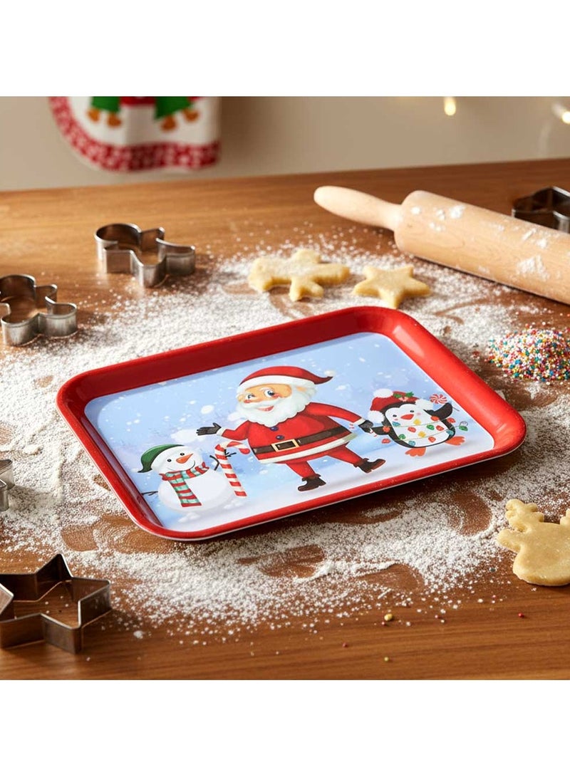 Trentor Christmas Melamine Rectangle Tray 17" - Image 2
