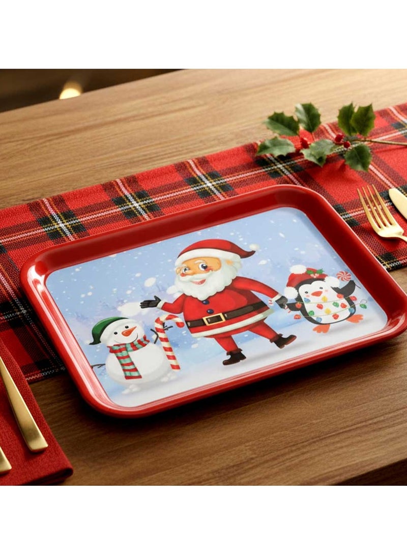 Trentor Christmas Melamine Rectangle Tray 17" - Image 1