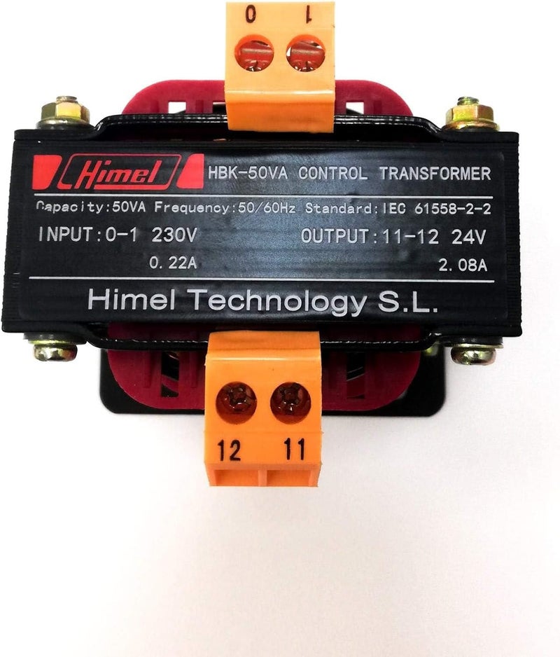 Himel 50VA 230V/24V Control Transformer 50/60Hz - HBK0050E9 Himel - Image 2