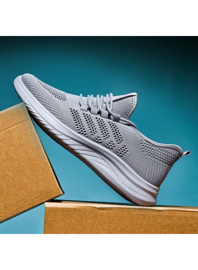 Double Star Eight Shuangxingbate Men's Shoes, Summer Cool Breathable Large Mesh Surface Slip-on Soft Sole Lightweight Running Sneakers Casual Work Shoes - Image 3