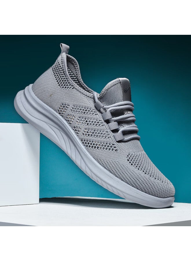 Double Star Eight Shuangxingbate Men's Shoes, Summer Cool Breathable Large Mesh Surface Slip-on Soft Sole Lightweight Running Sneakers Casual Work Shoes - Image 1