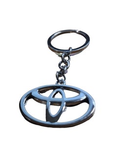 Generic Toyota Logo Car Metal Key Chain Key Ring For Cars  - Image 2
