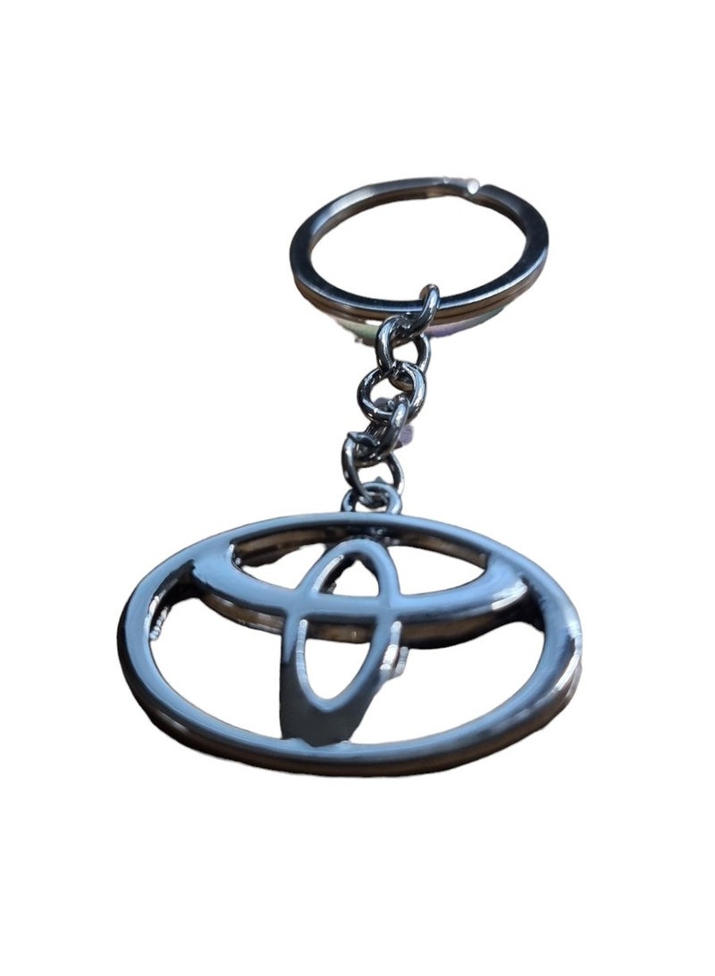 Toyota Logo Car Metal Key Chain Key Ring For Cars - Image 2