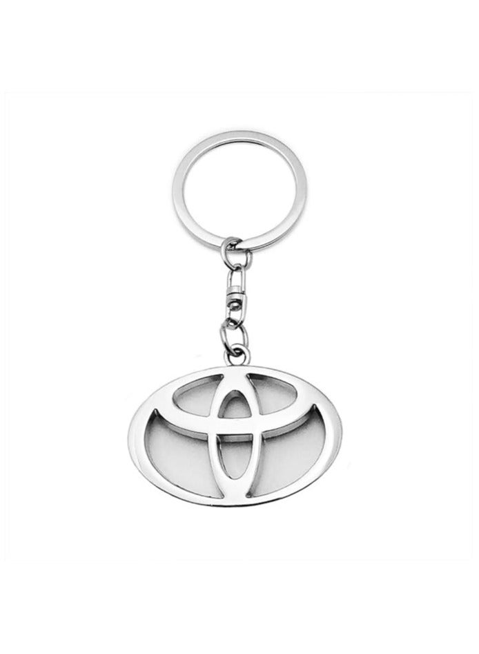 Toyota Logo Car Metal Key Chain Key Ring For Cars - Image 1