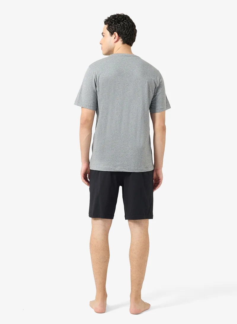 EMPORIO ARMANI Logo T-Shirt And Shorts Set
