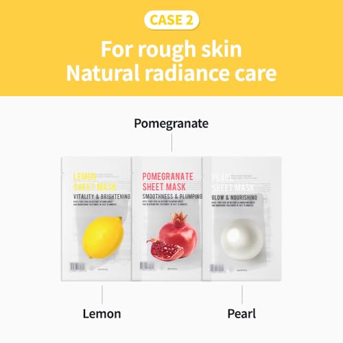 EUNYUL Purity Korean Collagen Face Mask for Skincare 8 Types x 1 Set Hydrating and Nourishing - Image 4