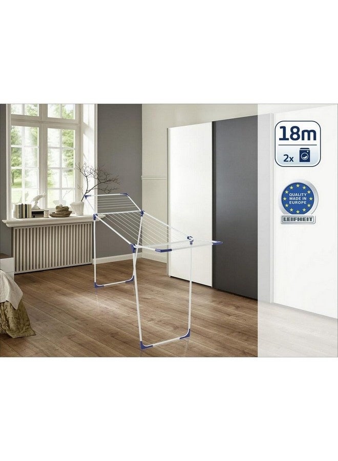 ليفهيت كلاسيك 180 منشر ملابس مدمج ثابت، أبيض وأزرق، 18 متر 81621 - Image 2