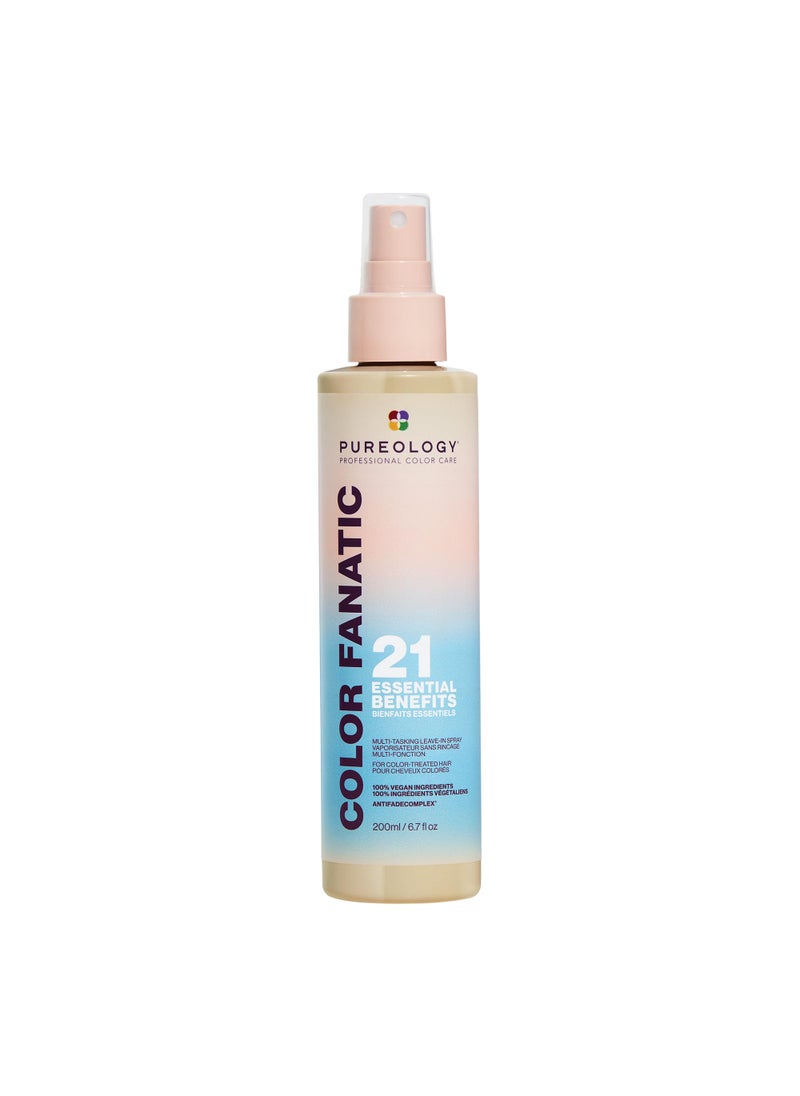 PUREOLOGY Pureology Color Fanatic Leave-in Conditioner Hair Treatment Detangler Spray | Protects Hair Color From Fading | Heat Protectant | Vegan | 6.7 Fl Oz 