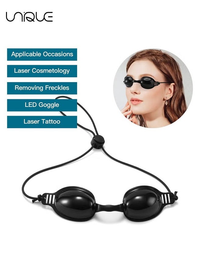 Unique - 2 Pcs Laser Safety Glasses - Red Light Therapy & Laser Hair Removal Treatment - Aesthetic Patient Protection Glasses IPL, LED, UV Lamp Treatment - Image 1