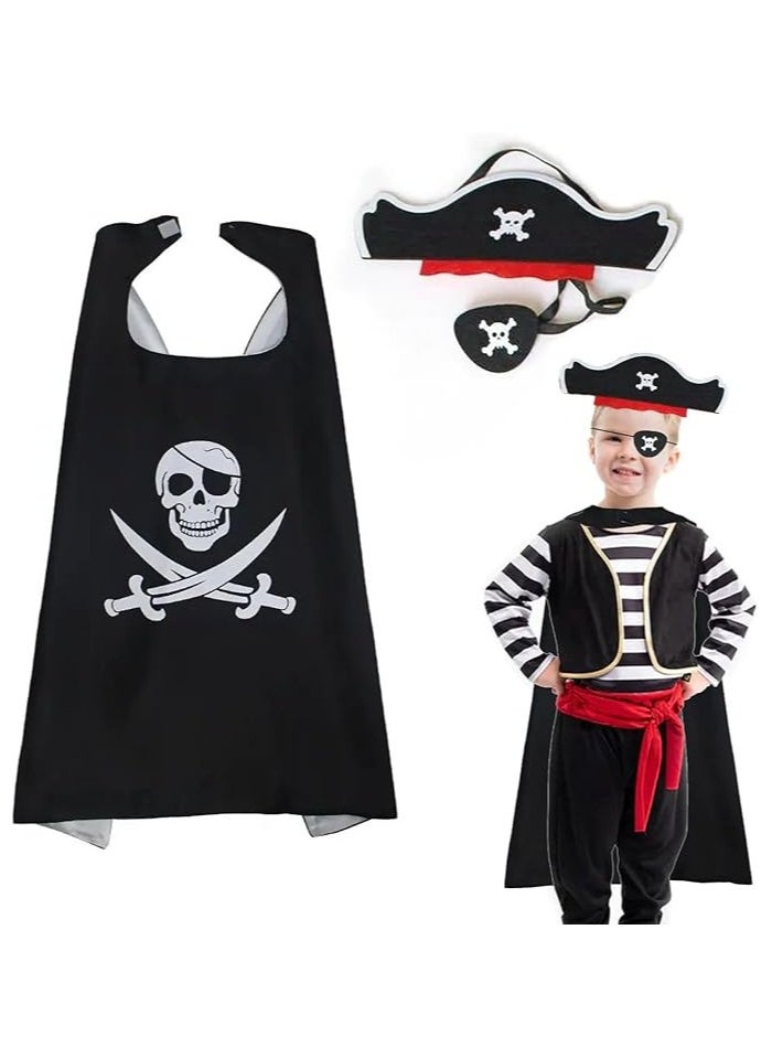 Home Smart Home Smart Children Pirate Costume with Accessories for Boys and Girls Party Favor and Stage Play Gift  - Image 1