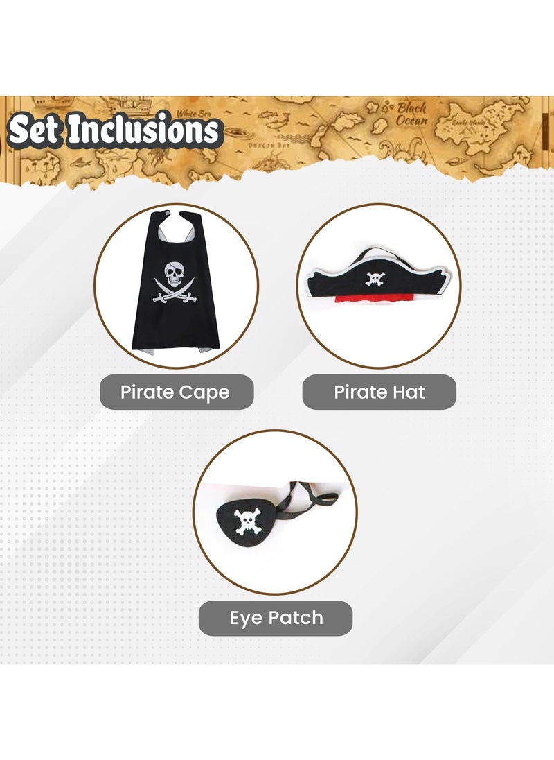 Home Smart Home Smart Children Pirate Costume with Accessories for Boys and Girls Party Favor and Stage Play Gift  - Image 3