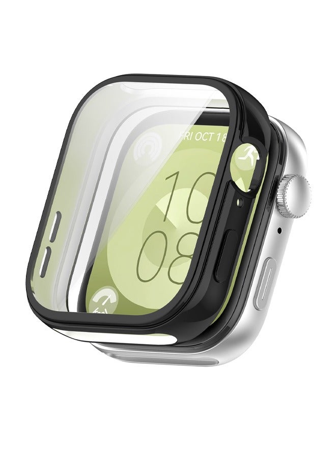 Suitable for HUAWEI Watch Fit 3 TPU Shockproof Protective Case Black - Image 1