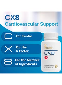 xtendlife Xtendlife CX8 Heart Health Supplement - Heart Health Supplement with Vitamin K2, Sea Buckthorn, and Vitamin D- High-Potency Formula for Optimal Cardiovascular Support  - Image 2