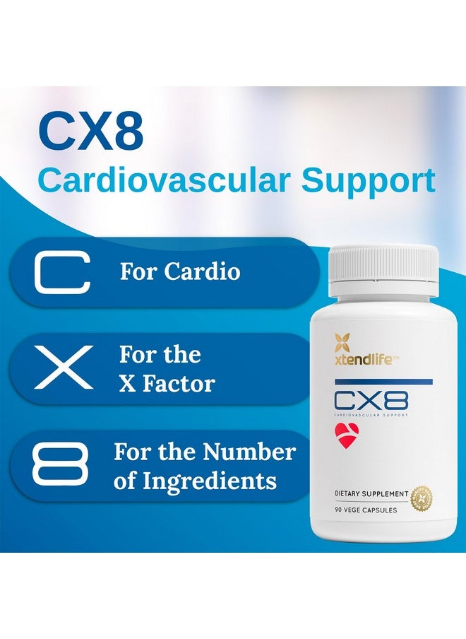 xtendlife - Xtendlife CX8 Heart Health Supplement - Heart Health Supplement with Vitamin K2, Sea Buckthorn, and Vitamin D- High-Potency Formula for Optimal Cardiovascular Support - Image 1