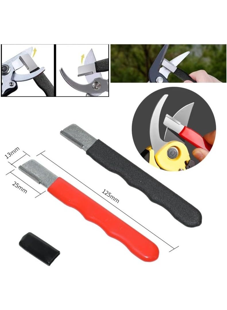 4 Pack Pruning Shears Blade Sharpener Mini Portable Quick Edge Sharpening Carbide Knife Sharpeners - Image 4