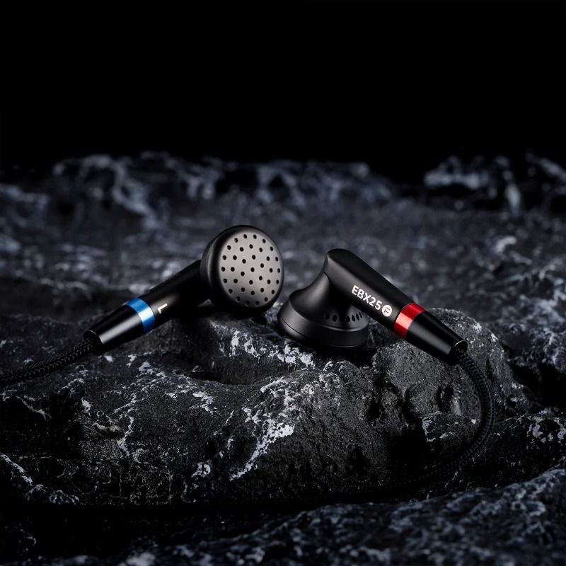 Nicehck EBX25Ti Hi-Fi Earphones, 14.2mm Beryllium-Coated Dome Diaphragm, Wired Earbud, Titanium Mmcx Iem, 4.4mm - Image 3