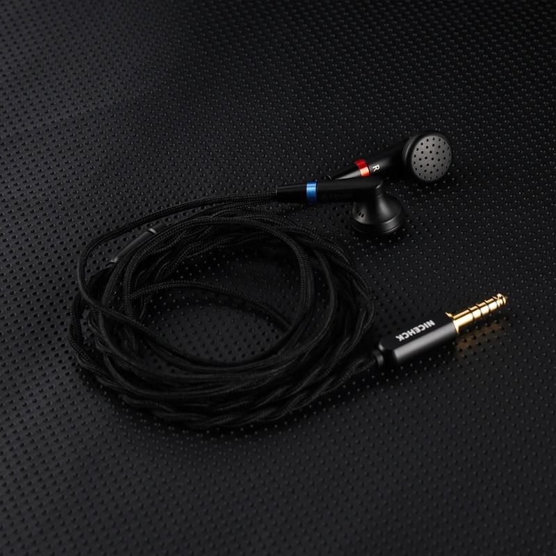Nicehck EBX25Ti Hi-Fi Earphones, 14.2mm Beryllium-Coated Dome Diaphragm, Wired Earbud, Titanium Mmcx Iem, 4.4mm - Image 5