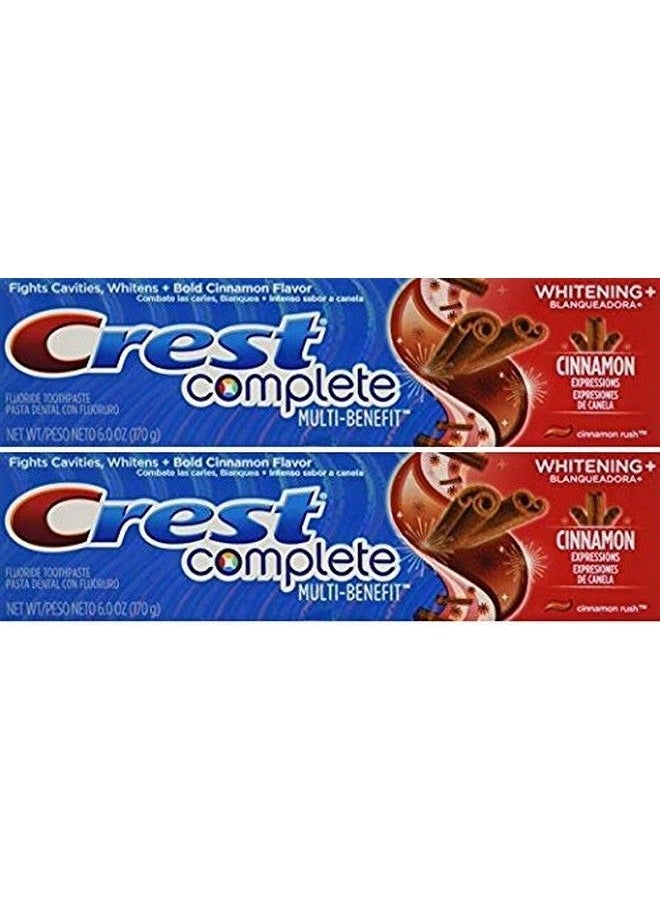 Crest - Cinnamon Toothpaste 6 Ounce Pack Of 2 - Image 1