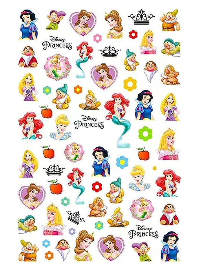 Generic A sticker for nail beauty, a water sticker, one card containing beautiful cartoon shapes, Up to Date Egypt printing - Image 1