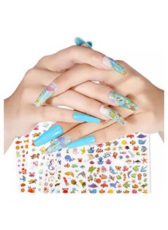 Generic A sticker for nail beauty, a water sticker, one card containing beautiful cartoon shapes, Up to Date Egypt printing  - Image 2