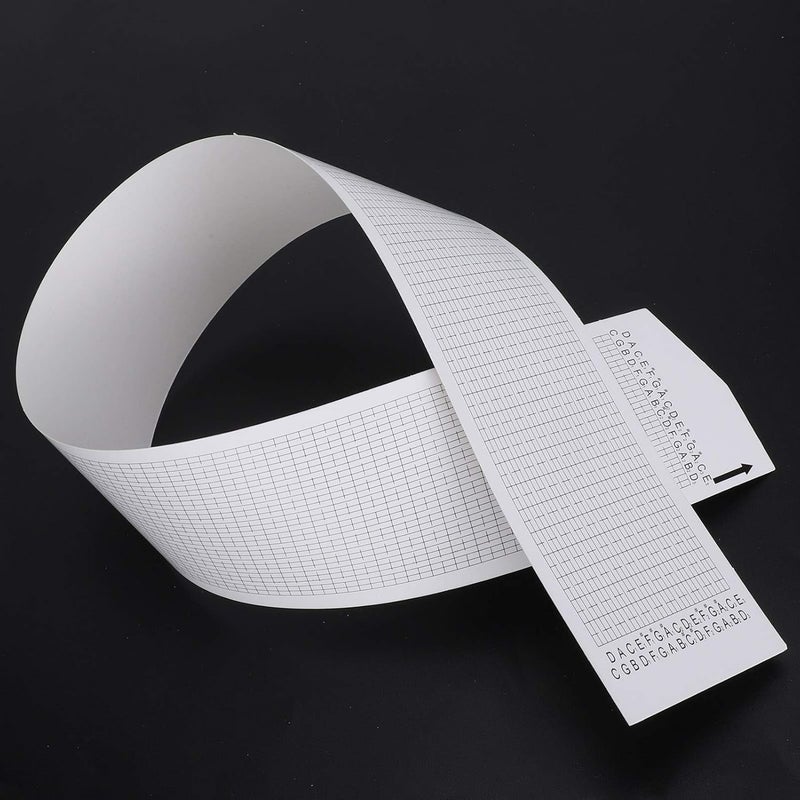 Fydun 30 Note Hand Crank Music Box Paper Tape Blank DIY Refill Strip - Image 5