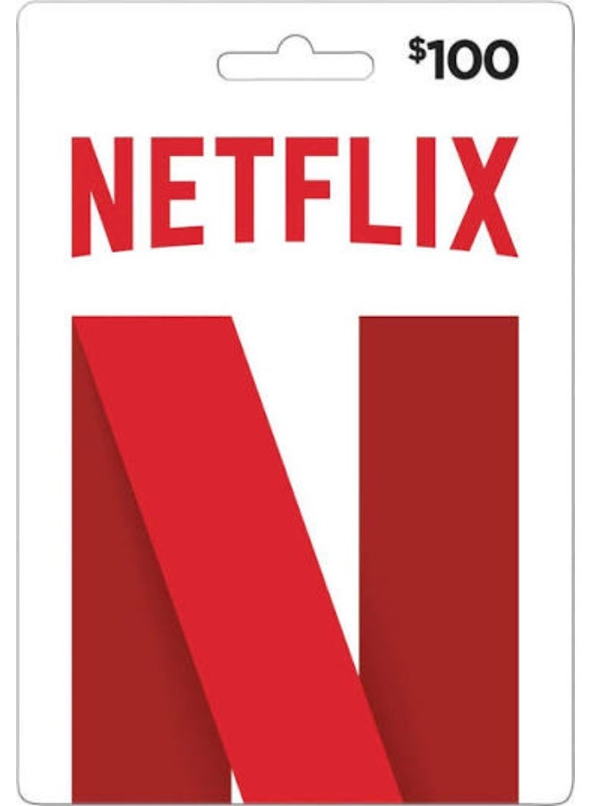 Netflix Gift Card - $100 (USA Region)