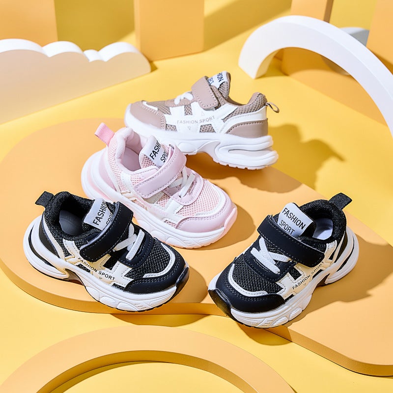 Mesh Sneakers Lightweight Flexible Sole Walking Shoes For Kids Indoor And Outdoor Activities - Image 2