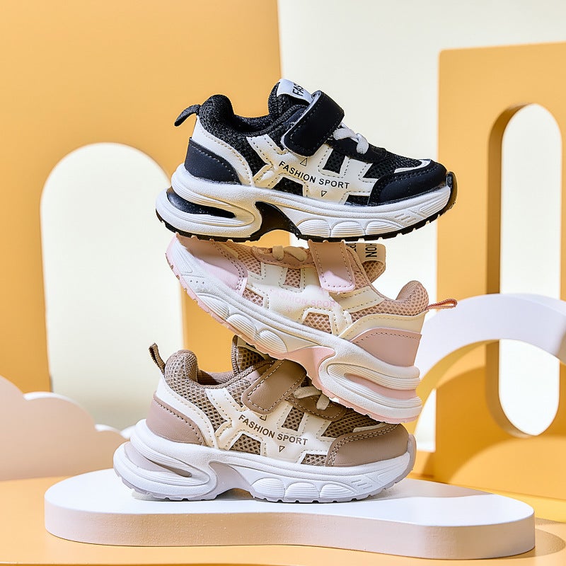 Mesh Sneakers Lightweight Flexible Sole Walking Shoes For Kids Indoor And Outdoor Activities - Image 4