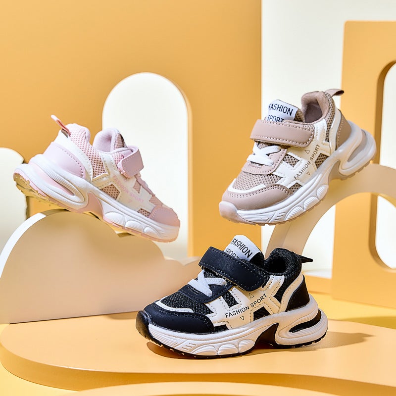 Mesh Sneakers Lightweight Flexible Sole Walking Shoes For Kids Indoor And Outdoor Activities - Image 3