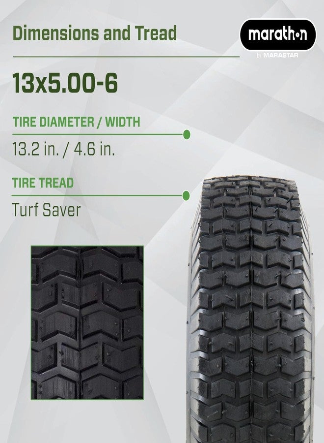 Marathon 20336 13x5.00-6" Pneumatic (Air Filled) Lawnmower Tire on Wheel, Single - Image 3