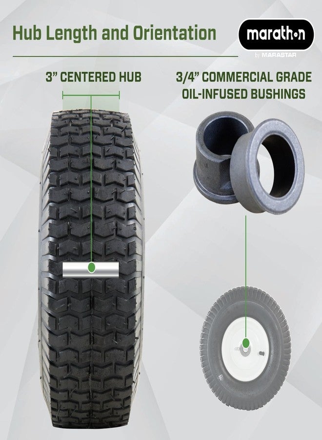Marathon 20336 13x5.00-6" Pneumatic (Air Filled) Lawnmower Tire on Wheel, Single - Image 4