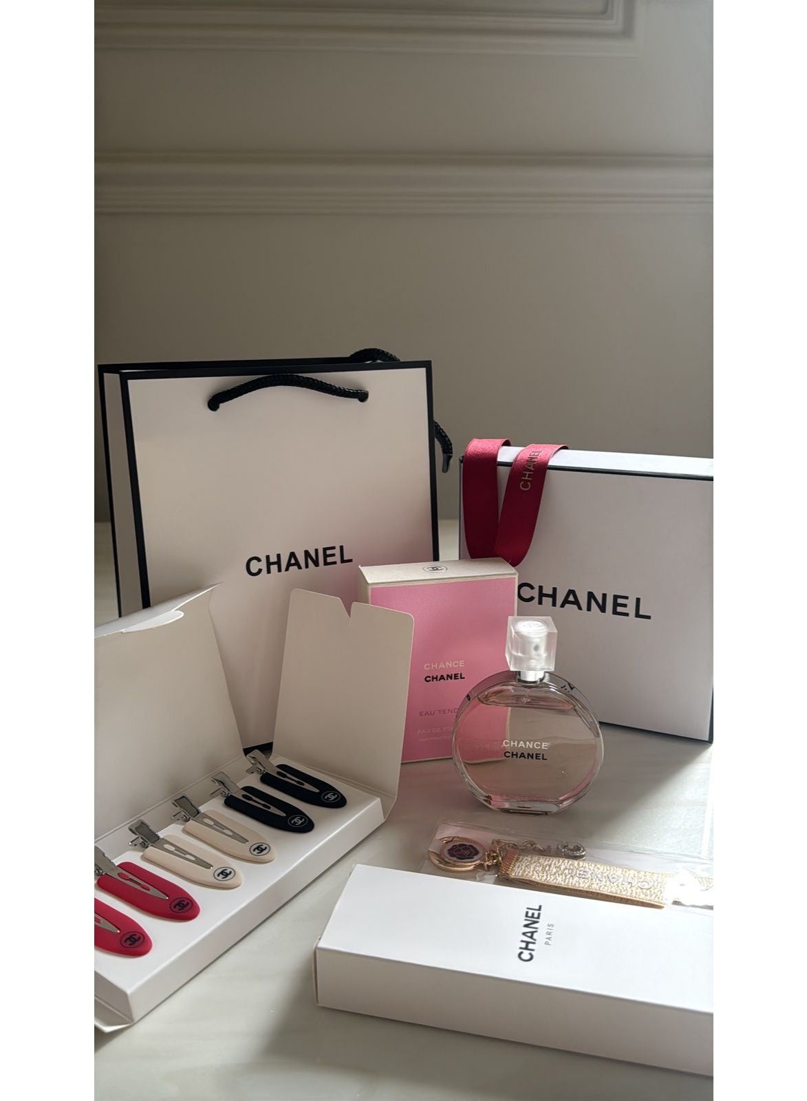 CHANEL Chanel gift set featuring Chance Eau Tendre Eau de Toilette