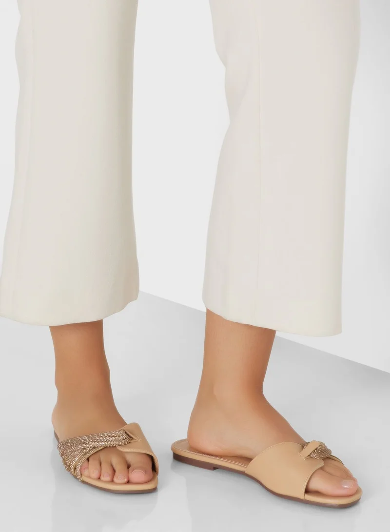 ELLA Jewelled  Flat Sandals
