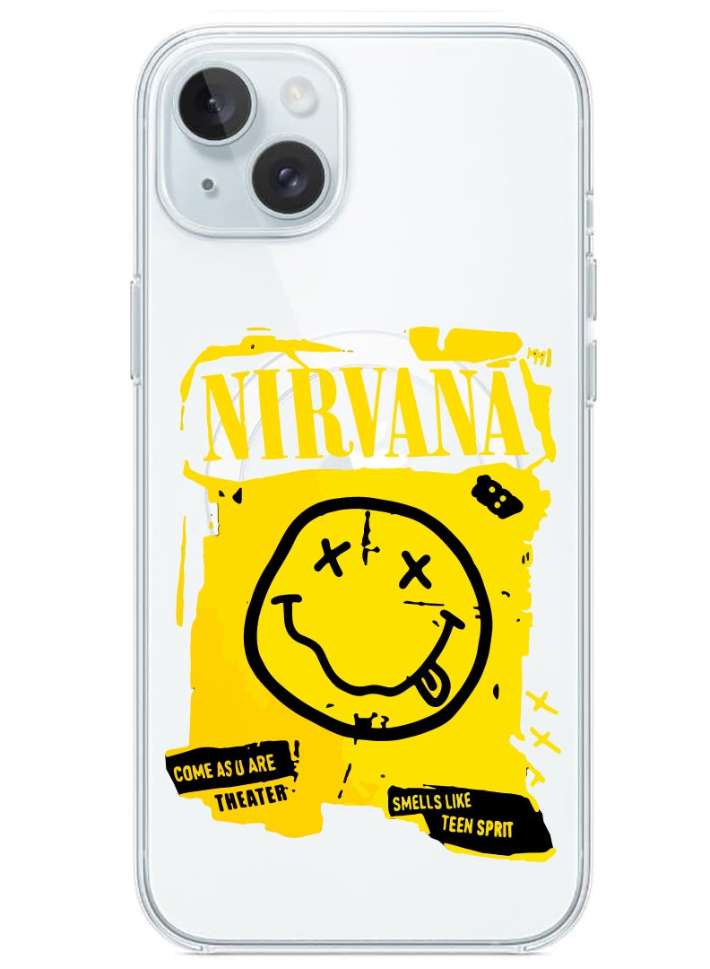 Theodor Magnetic Case for iPhone 15 6.1-inch Compatible with MagSafe Wireless Charging, Shockproof Phone Bumper Cover Nirvana - Image 1